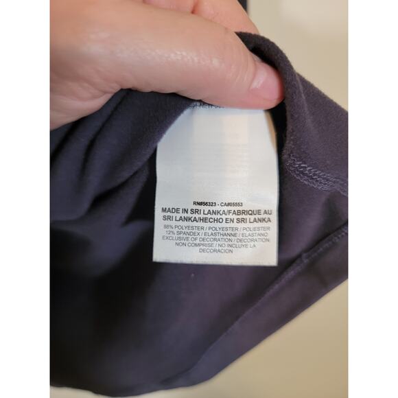 Nike Pro Women's Stretch Dri-Fit Activewear Training Sweatshirt Purple SZ Large - Picture 9 of 10